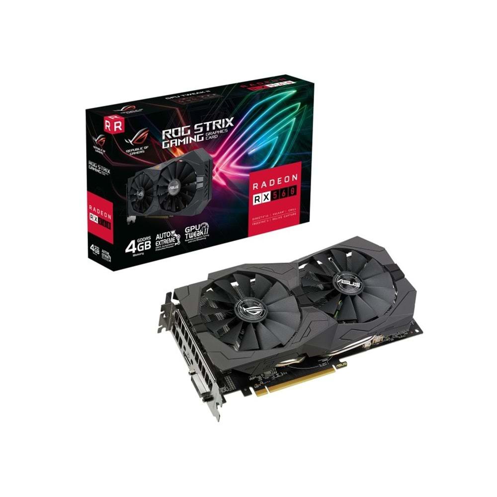 Asus ROG STRIX RX560-4G-V2 DDR5 128B 1XHDMI 1XDVI Ekran Kartı