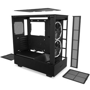 NZXT H5 Elite Edition ATX Mid Tower Chassis All Siyah