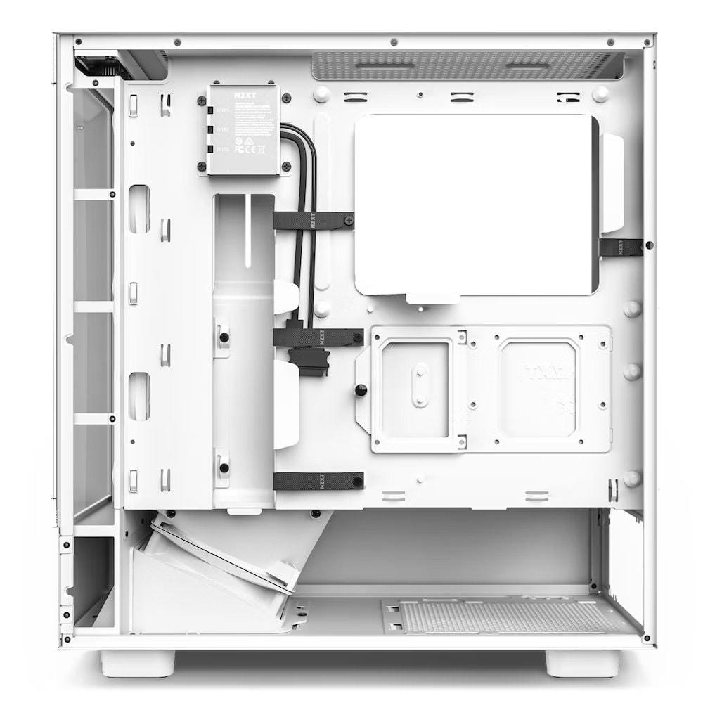 NZXT H5 Elite Edition ATX Mid Tower Chassis All Beyaz