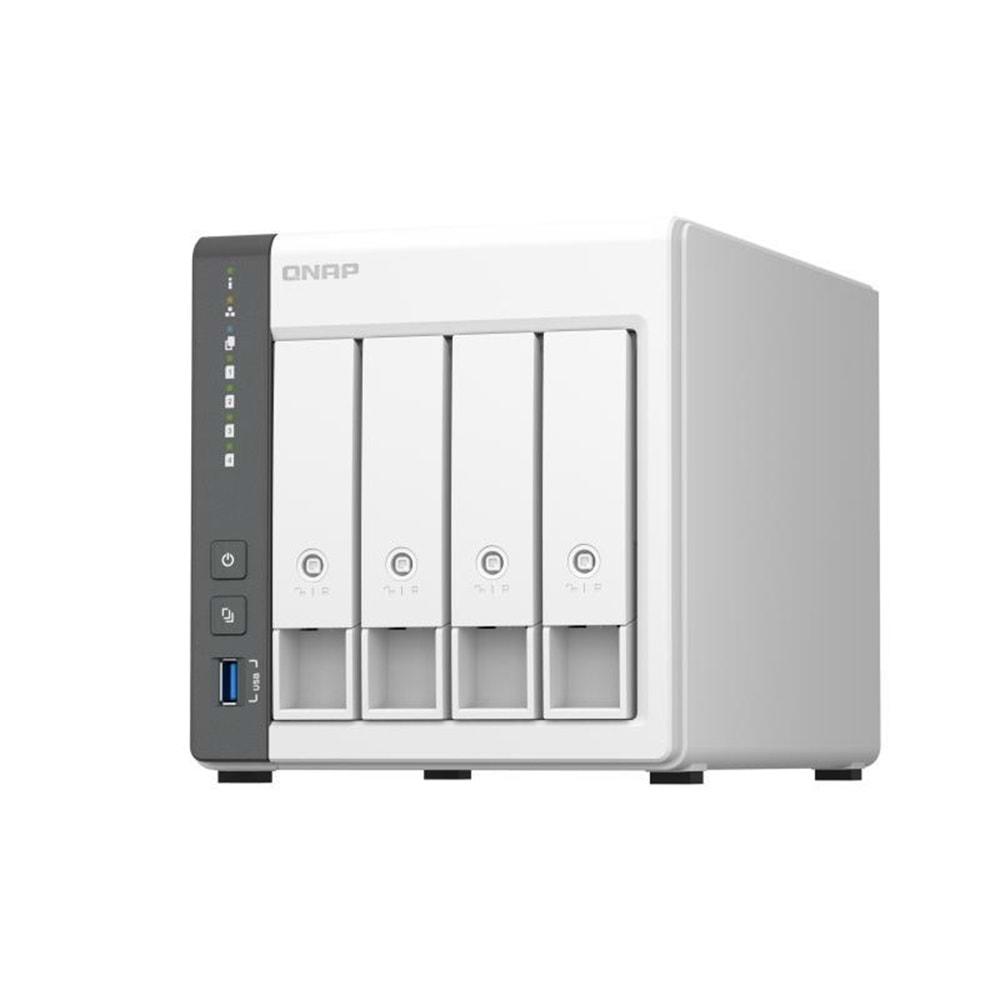 Qnap TS-433-4GB RAM 4 HDD Yuvalı Tower NAS