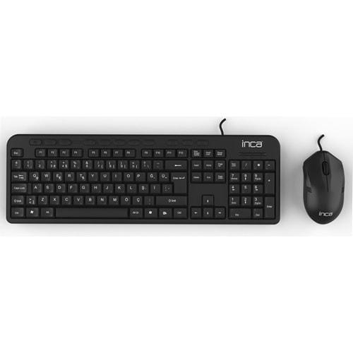 Inca IMK-375T Wired Multimedia Q Klavye & Mouse Set