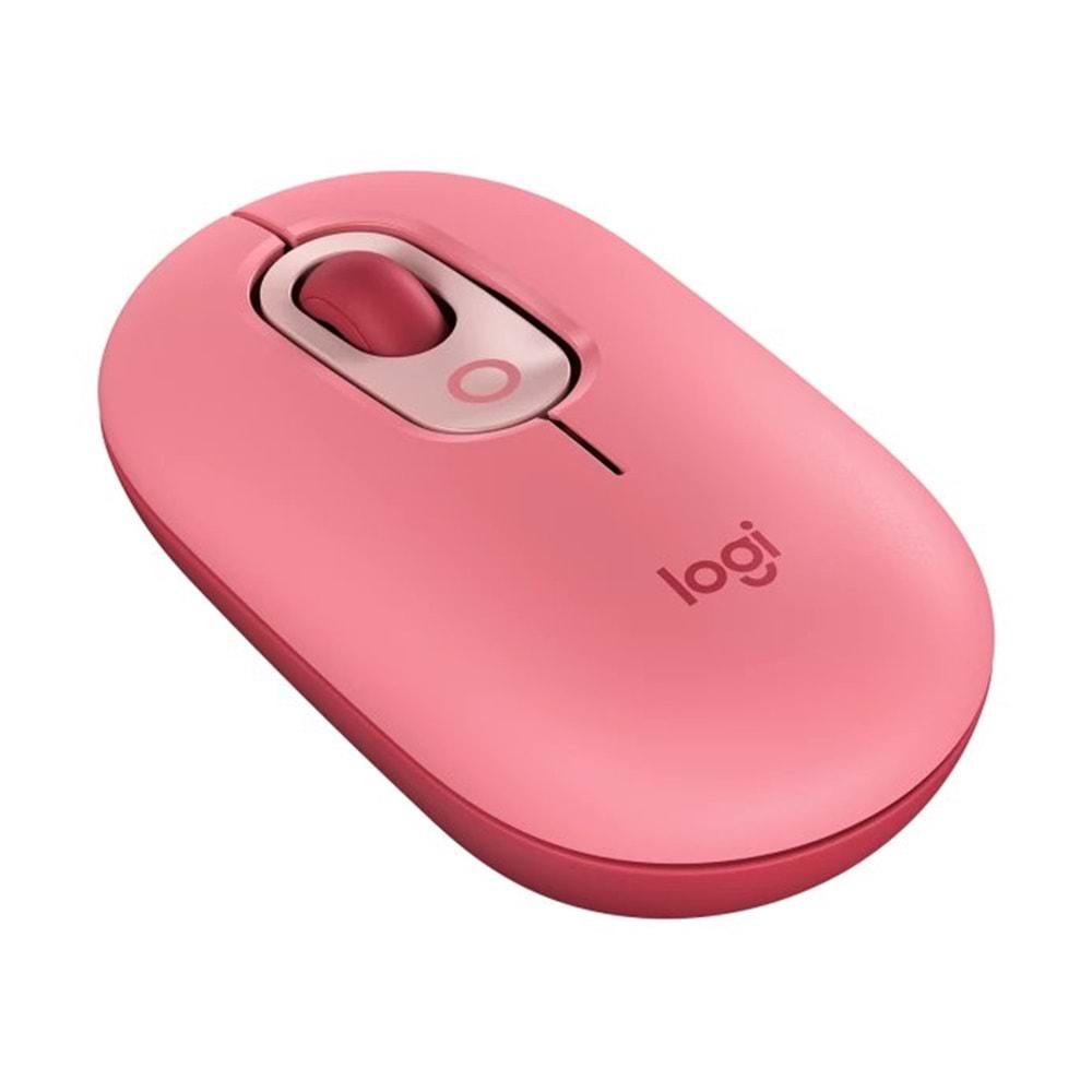 Logitech POP EMOJI Kablosuz Mouse PEMBE 910-006548