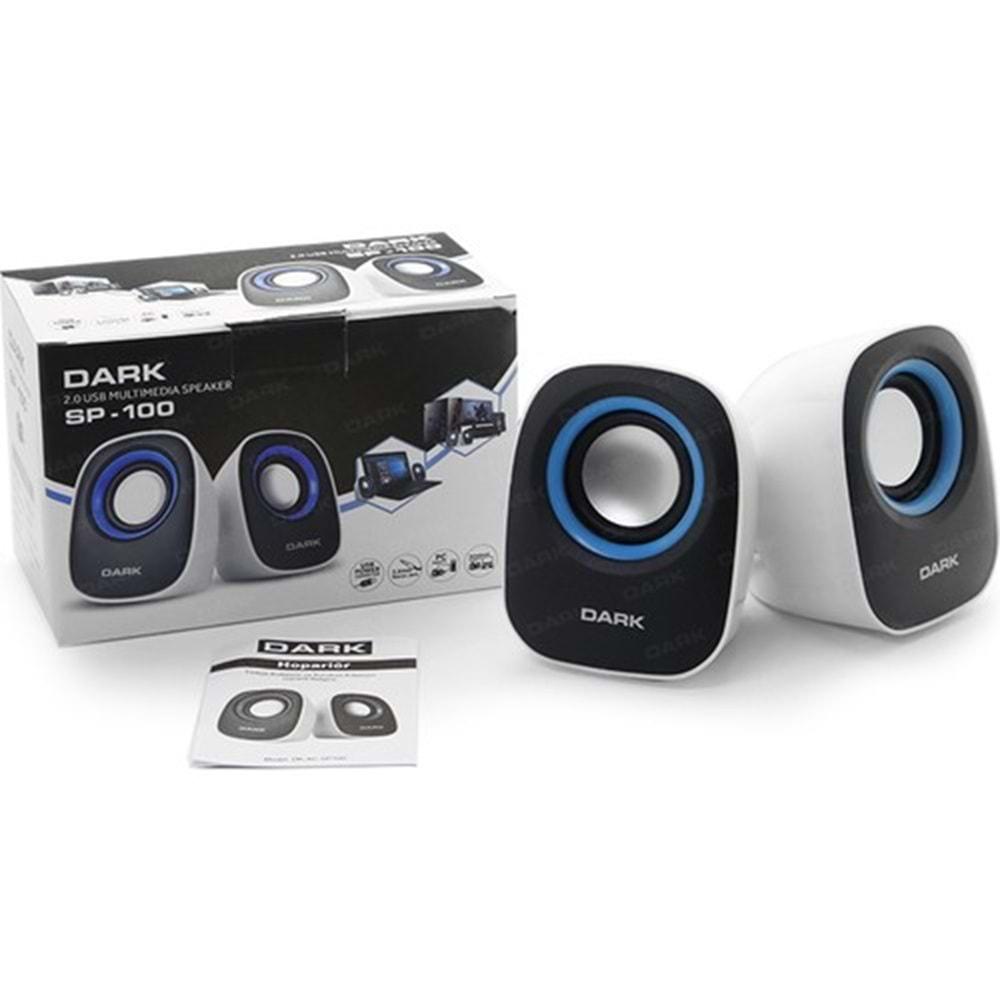 Dark DK-AC-SP100 SP100 1+1 Multimedia USB Speaker