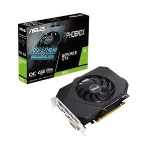 Asus Geforce PH-GTX1650-O4GD6-P-V2 4GB GDDR6 128Bit 1XHDMI 1XDP 1XDVI Ekran Kartı