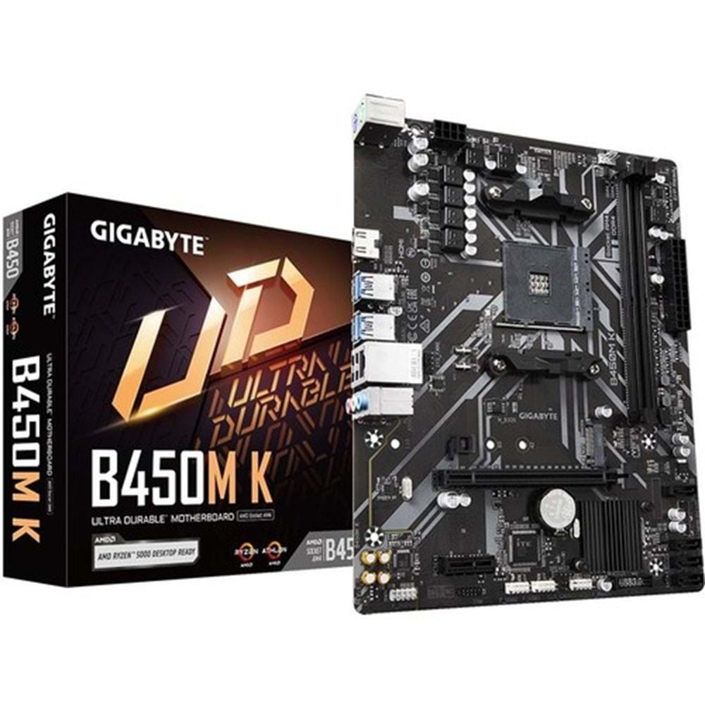 Gigabyte B450M-K 1.0 AM4 DDR4 MATX Anakart