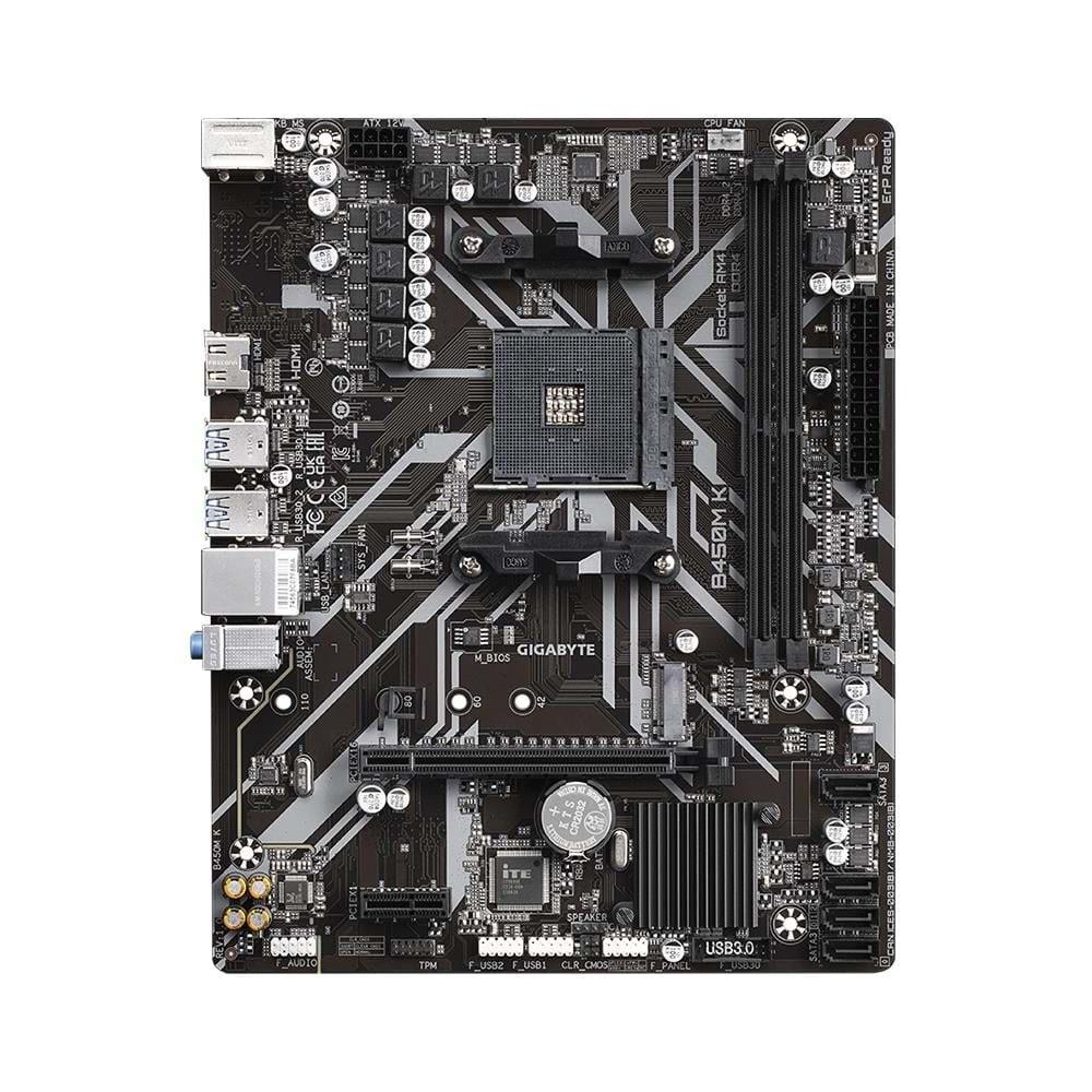 Gigabyte B450M-K 1.0 AM4 DDR4 MATX Anakart