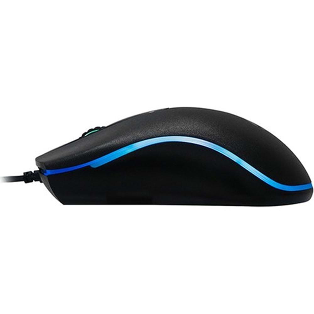 Everest SM-M9 USB Siyah 3D Optik Led Mouse