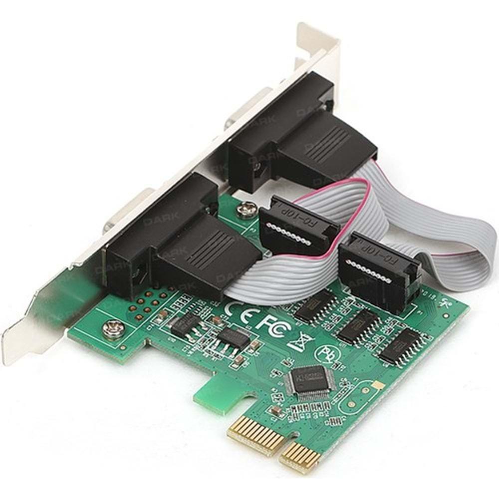 Dark DK-AC-PERS232 RS232 Seri Bağlantı PCI Express x1 Kart