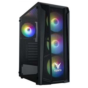 Vento VG15FE 500W Peak 4X120MM Rgb Fan Gaming Siyah Kasa