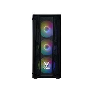 Vento VG15FE 550W 4X120MM Rgb Fan Gaming Siyah Kasa