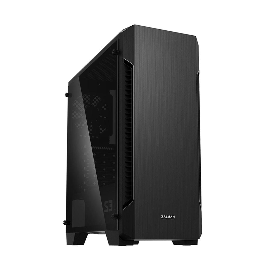 Zalman S3TG 4X120MM ATX Midi Tower Siyah Kasa (PSU YOK)