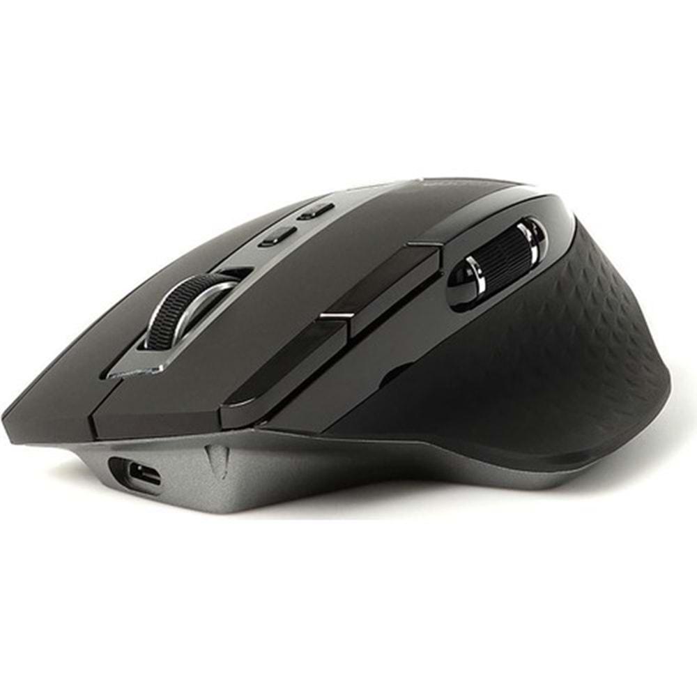 RAPOO MT750S Siyah Çoklu Mod Kablosuz Ergonomik 3200 DPI