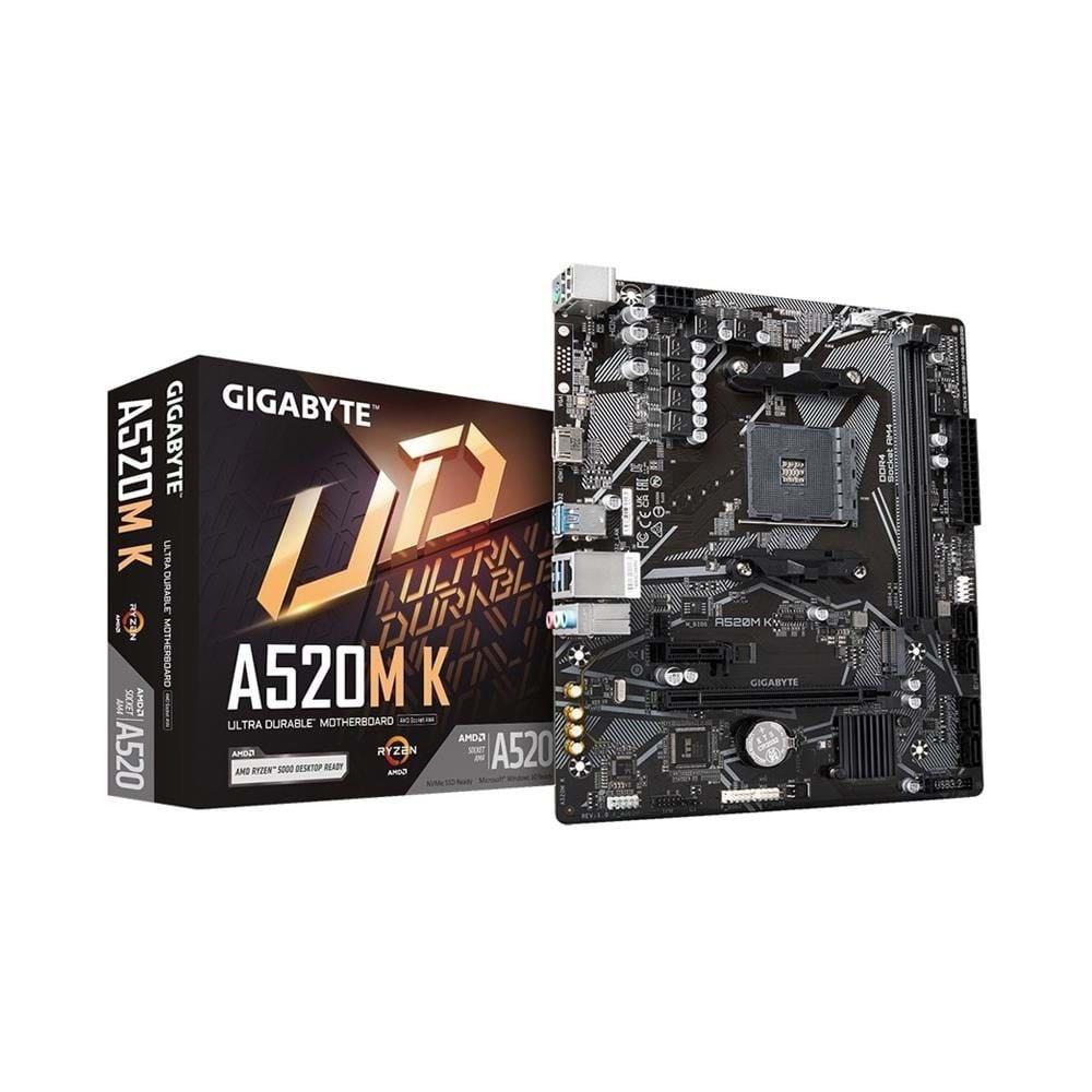 Gigabyte A520M-K-V2 AMD AM4 DDR4 Micro ATX Anakart