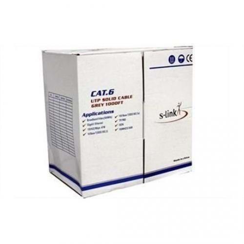 S-Link SL-CAT608 305MT CAT6 Kablo Gri