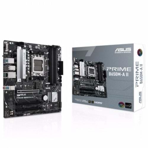 Asus Prime B650M-A II DDR5 6400MHZ 1XVGA 1XHDMI 1XDP 2XM.2 USM 3.2 MATX AM5 Anakart