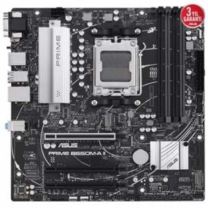 Asus Prime B650M-A II DDR5 6400MHZ 1XVGA 1XHDMI 1XDP 2XM.2 USM 3.2 MATX AM5 Anakart