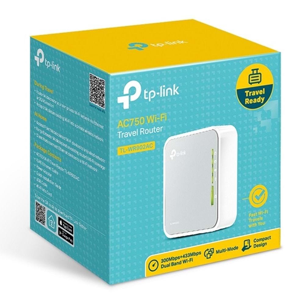 TP-Link TL-WR902AC AC750 Mini Pocket Wi-Fi Router