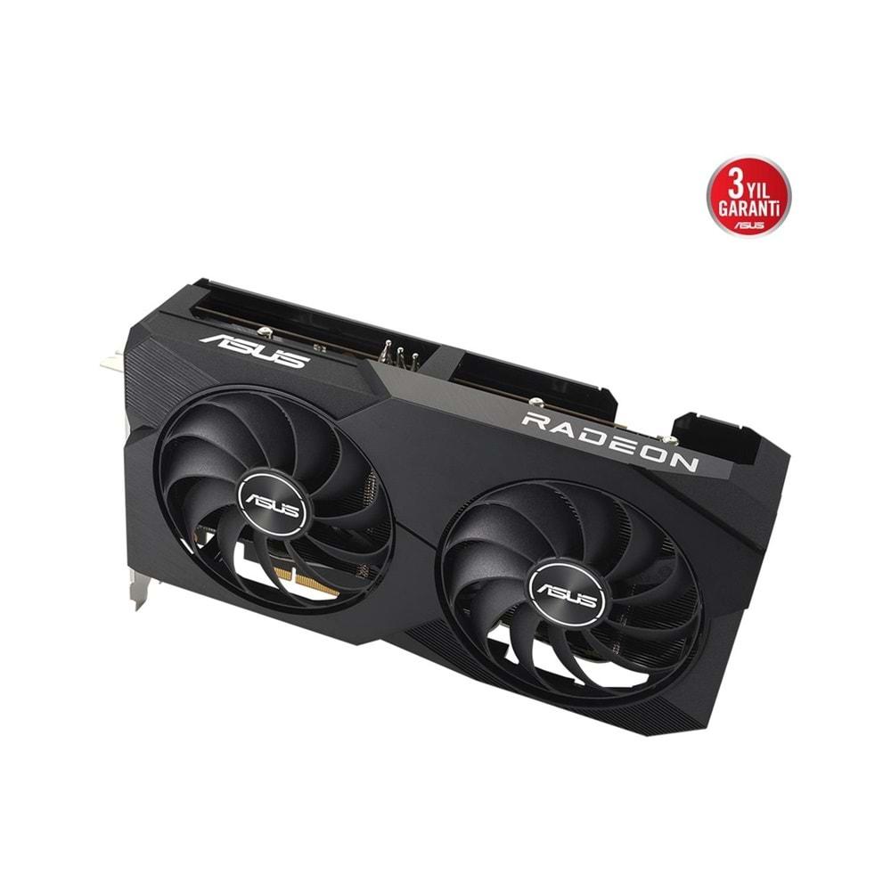 Asus Radeon DUAL-RX7600-O8G 8GB GDDR6 128BIT 1XHDMI 3XDP Ekran Kartı