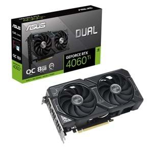 Asus DUAL-RTX4060TI-O8G 8GB GDDR6 128Bit 1XHDMI 3XDP Ekran Kartı