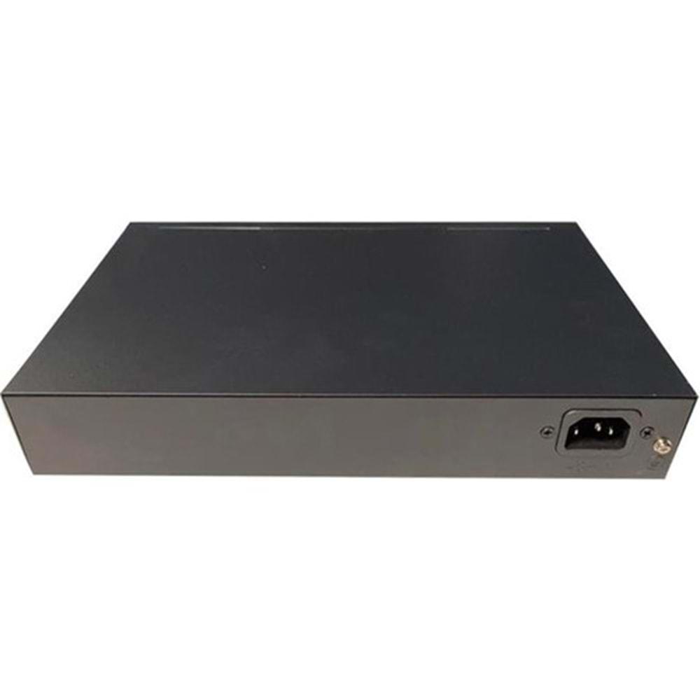 Uranium POE-G1621SFP-300W 16 Port Gigabit+2XGB RJ45+1XSFP Uplink Poe Rackmount Switch