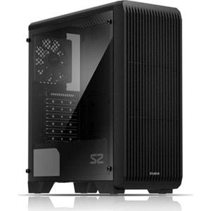 Zalman S2TG PSU YOK 1X120MM ATX Midi Tower Siyah Kasa