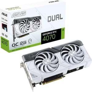 Asus Geforce DUAL-RTX4070-O12G-WHITE 12GB GDDR6X 192Bit 1XHDMI 3XDP Ekran Kartı