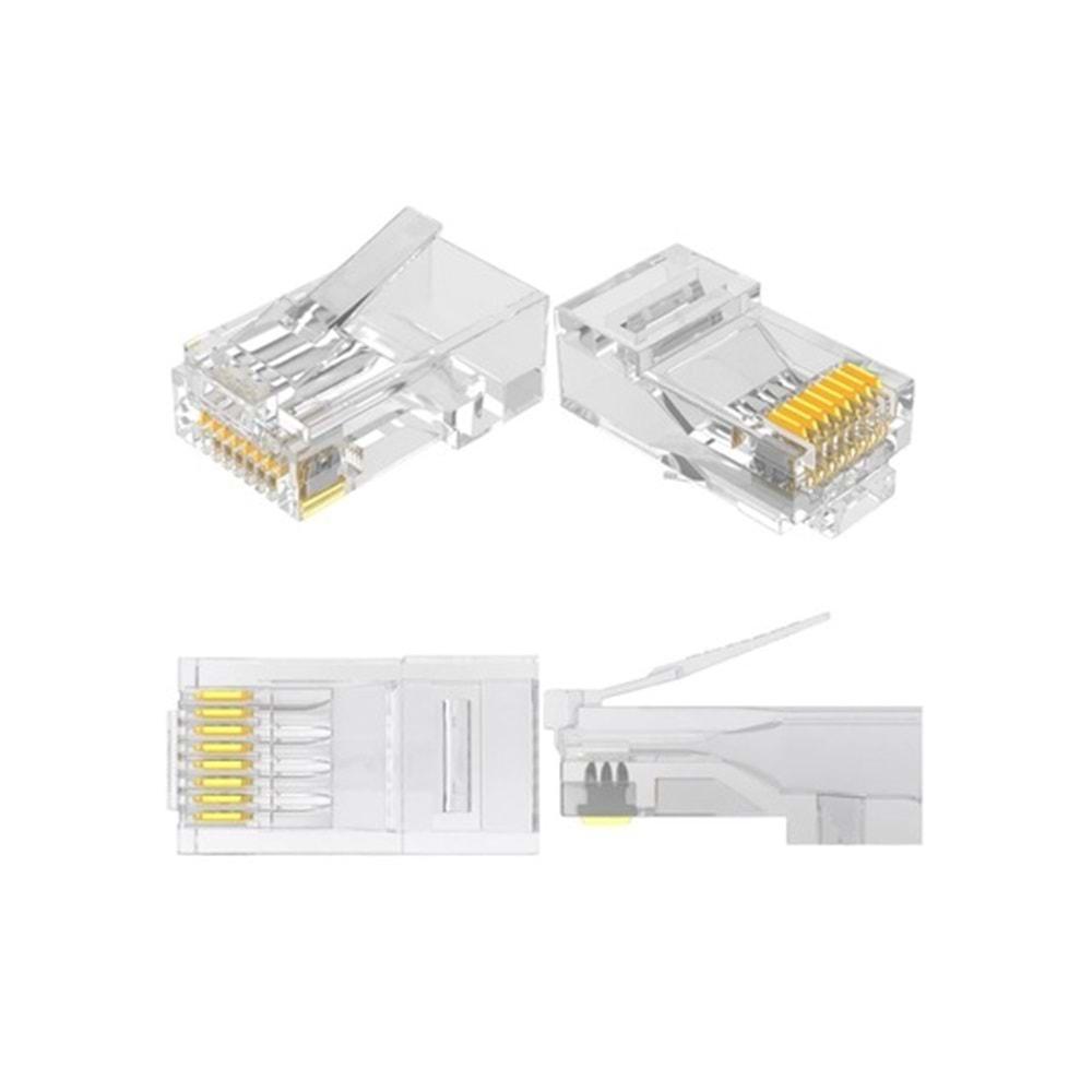 Tx TXNTRJ45 RJ45 Cat6 Gigabit Altın Uçlu Konnektör