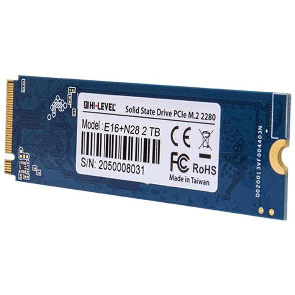 Hi-Level 2TB NVMe M.2 SSD 5100/3600MB/s ( HLV-M2PCIeG4X4SSD2280/2T ) M2 Ssd