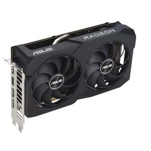 Asus DUAL-RX7600-O8G-V2 8GB 128Bit GDDR6 DP/HDMI PCI 4.0 Ekran Kartı