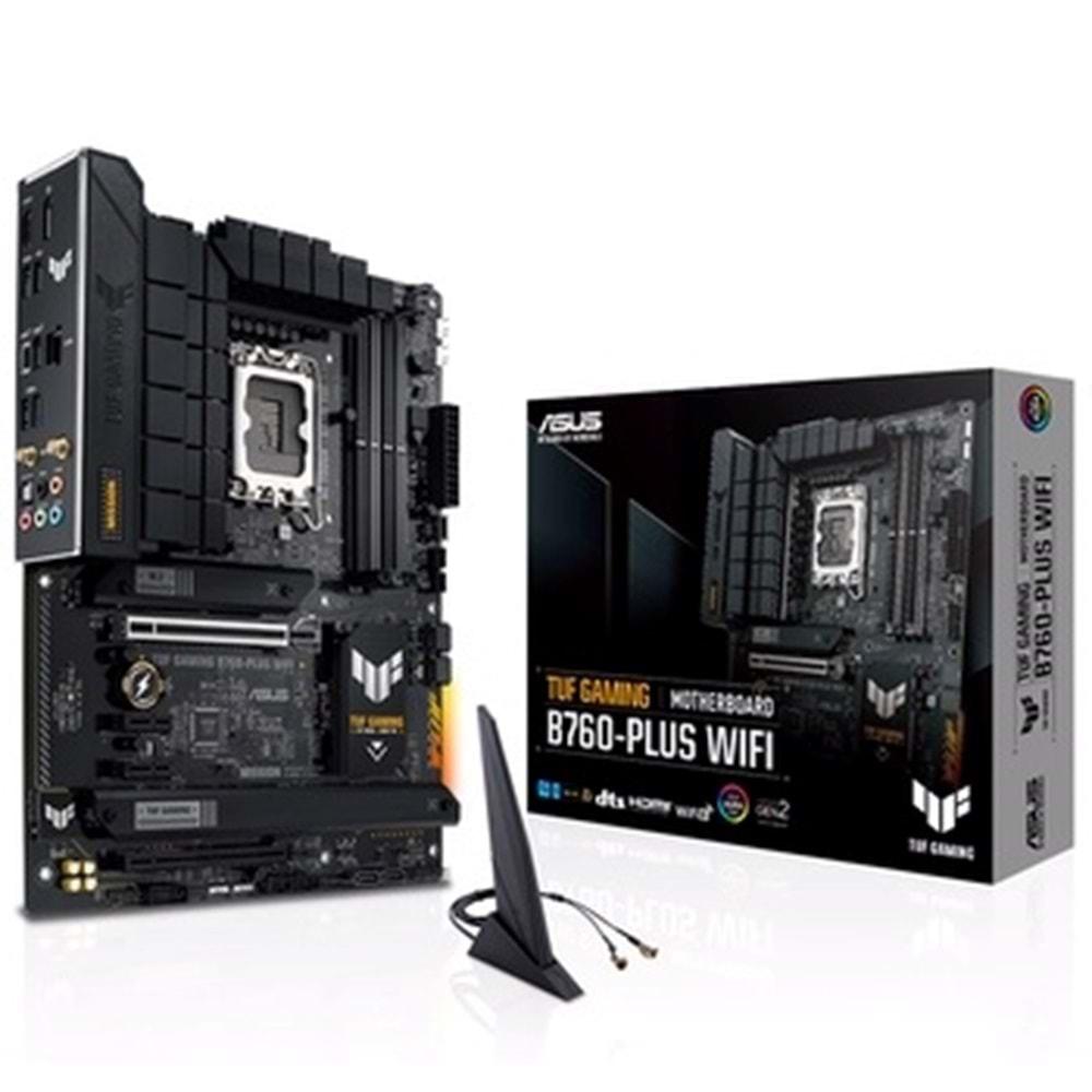 Asus Tuf Gaming B760-PLUS WIFI B760 DDR5 M.2 USB3.2 DP/HDMI PCI 5.0 1700p Anakart