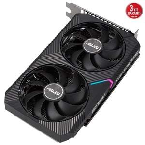 Asus DUAL-RTX3050-O8G-V2 8GB 128Bit GDDR6 DP/HDMI/DVI PCI 4.0 Ekran Kartı