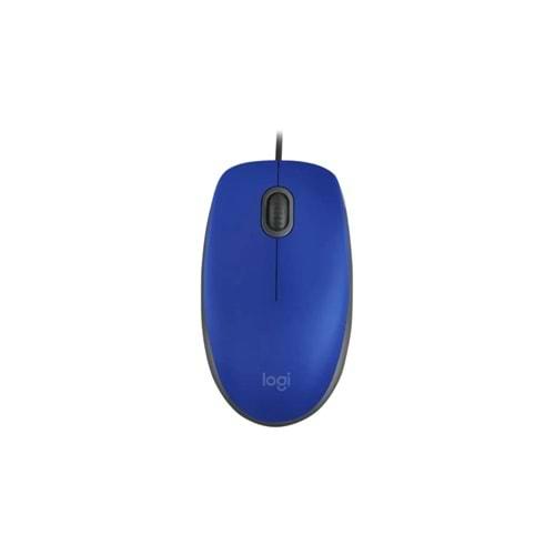 Logitech M110 Kablolu Mavi Mouse 910-006758