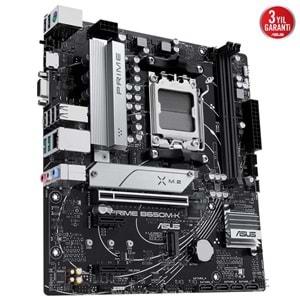 Asus Prime B650M-K DDR5 6400Mhz 1XVGA 1XHDMI 2XM.2 USB 3.2 Matx Am5 Anakart