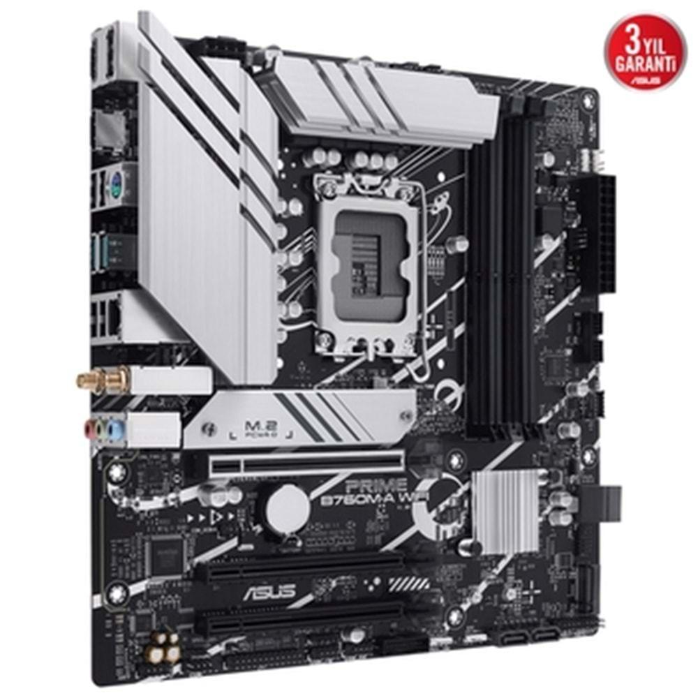 Asus Prime B760M-A Wifi DDR5 M.2 USB3.2 DP/HDMI PCI 4.0 1700p Anakart