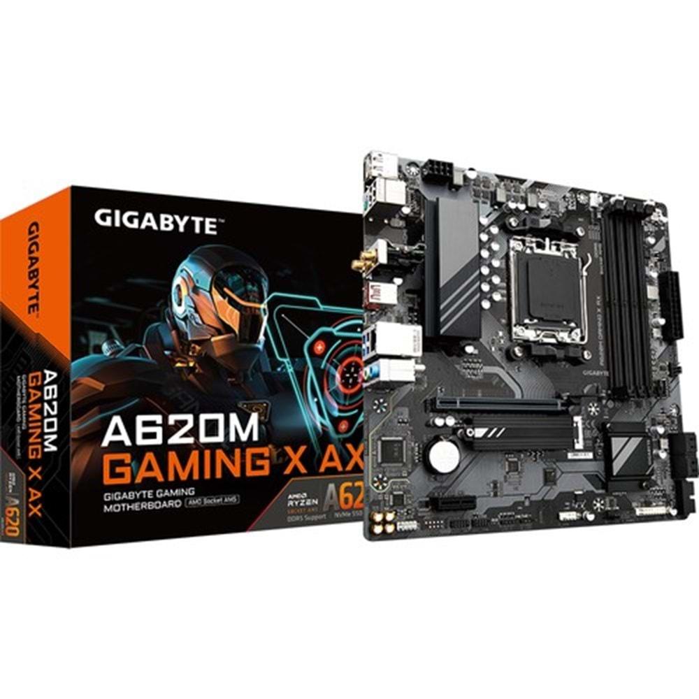 Gigabyte A620M-GAMING-X-AX AM5 DDR5 HDMI Anakart