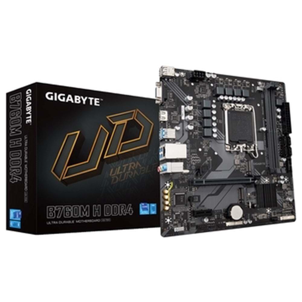 Gigabyte B760M-H-DDR4 Gaming DDR4 3200Mhz Anakart