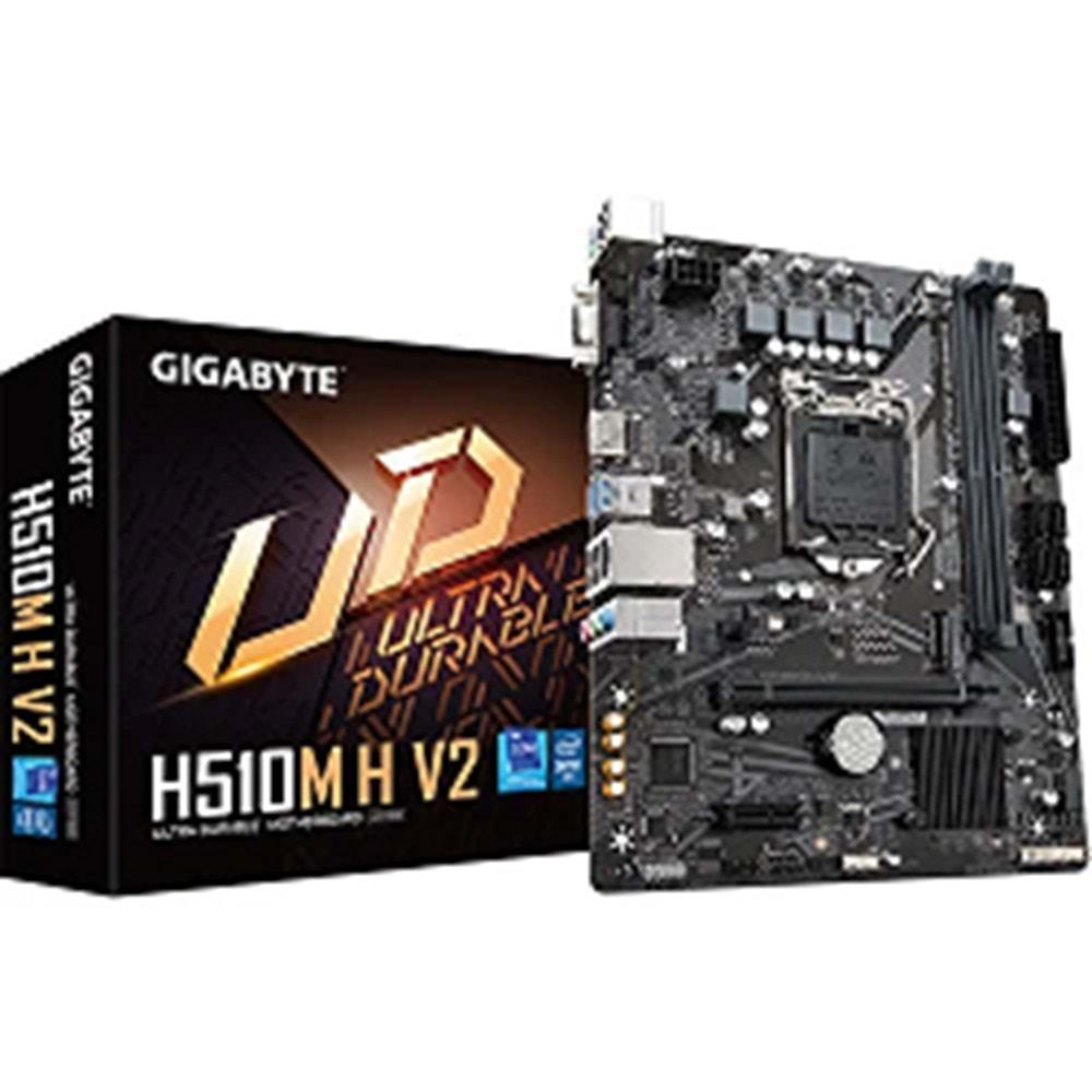 Gigabyte H510M-H-V2 H470 Lga1200 DDR4 3200Mhz VGA/HDMI Anakart