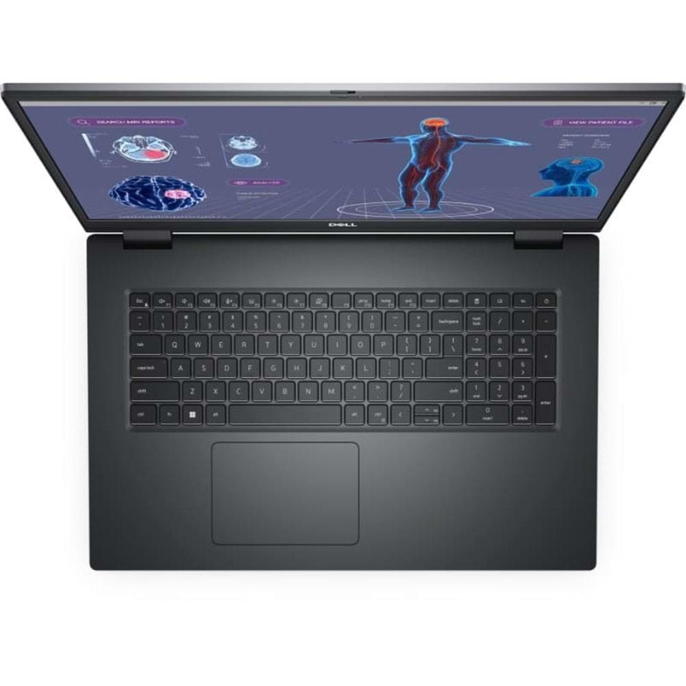 Dell WS Precision 7780 XCTOP7780EMEA_VP-1 I7-13850HX 32GB 512GB Ssd Rtx 3500A 12GB Mobil İş İstasyonu