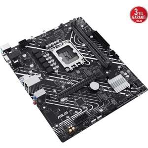 Asus Prime H610M-E-CSM DDR5 5600Mhz 1XVGA 1XHDMI 1XDP 2XM.2 USB 3.2 1700P Matx Anakart