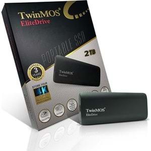 Twinmos 2TB USB 3.2-Type-C External SSD Grey