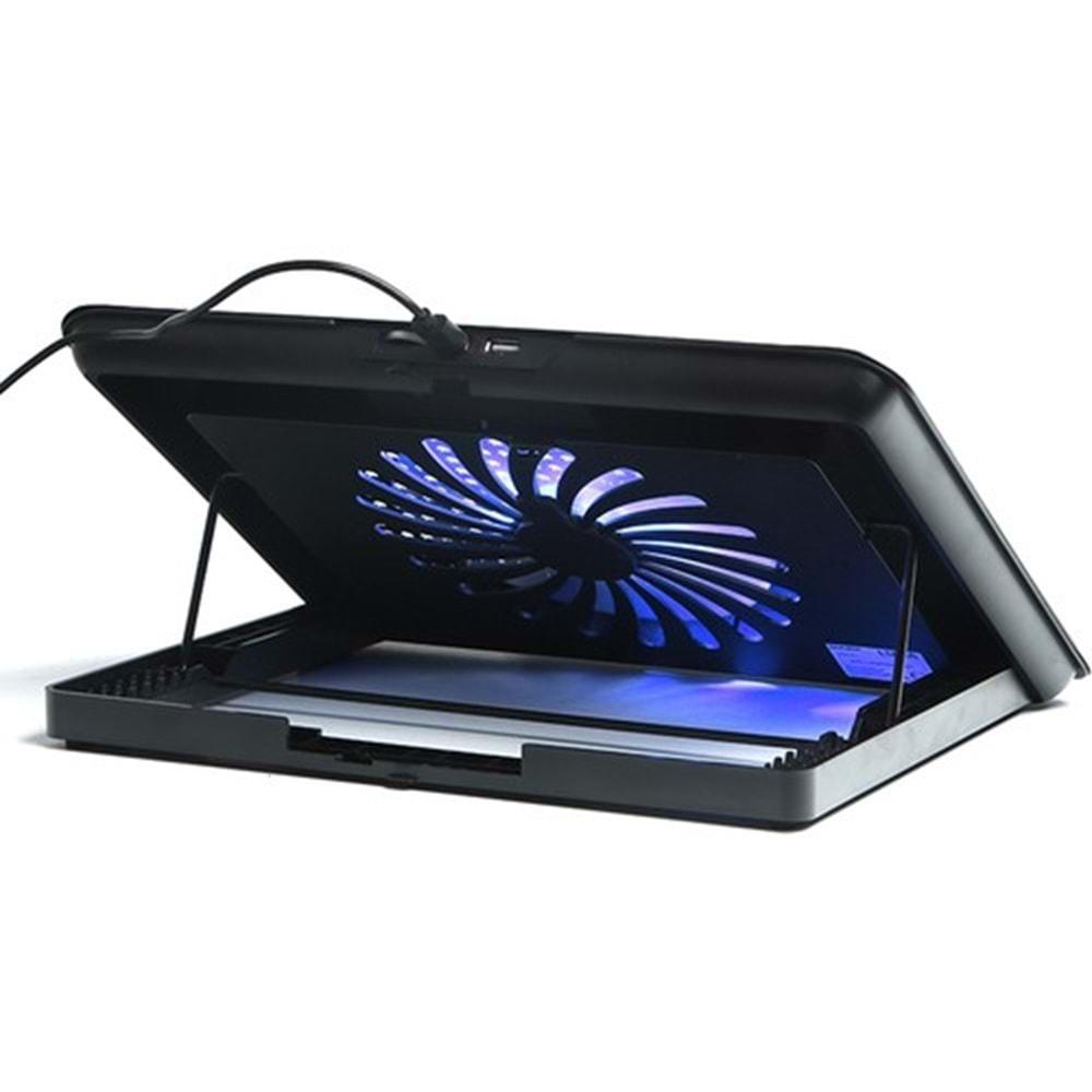 Dark Luna DKACNBLNB Led Fanlı Siyah Notebook Soğutucu Stand