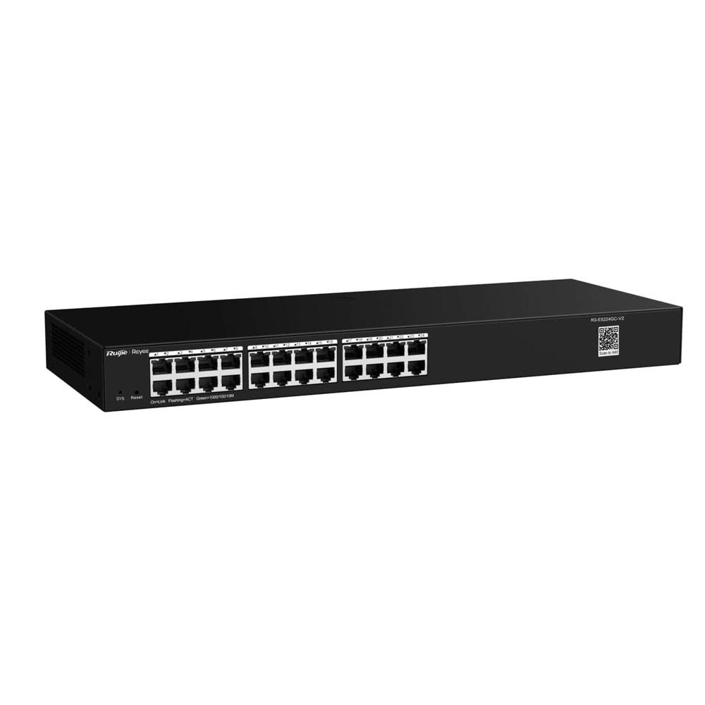 Ruijie RG-ES216GC 16 Port Gigabit Rackmount Yönetilebilir Switch