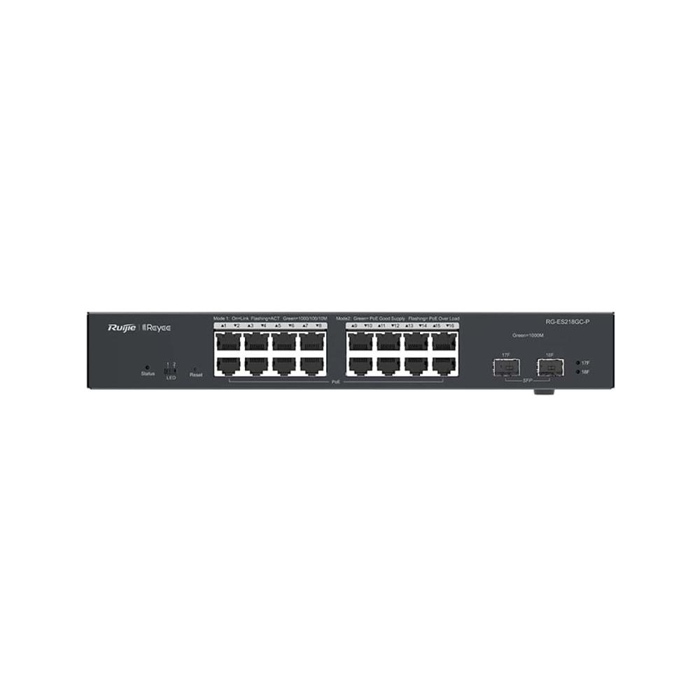 Ruijie RG-ES218GC-P 16 Port 10/100/1000 Mbps Gigabit Switch