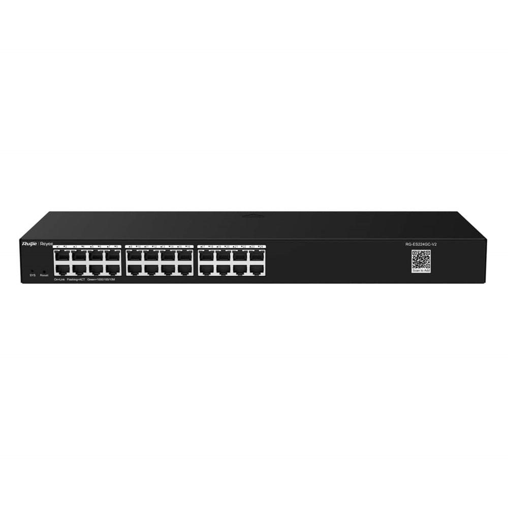 Ruijie RG-ES224GC 24 Port 10/100/1000 Mbps Gigabit Switch