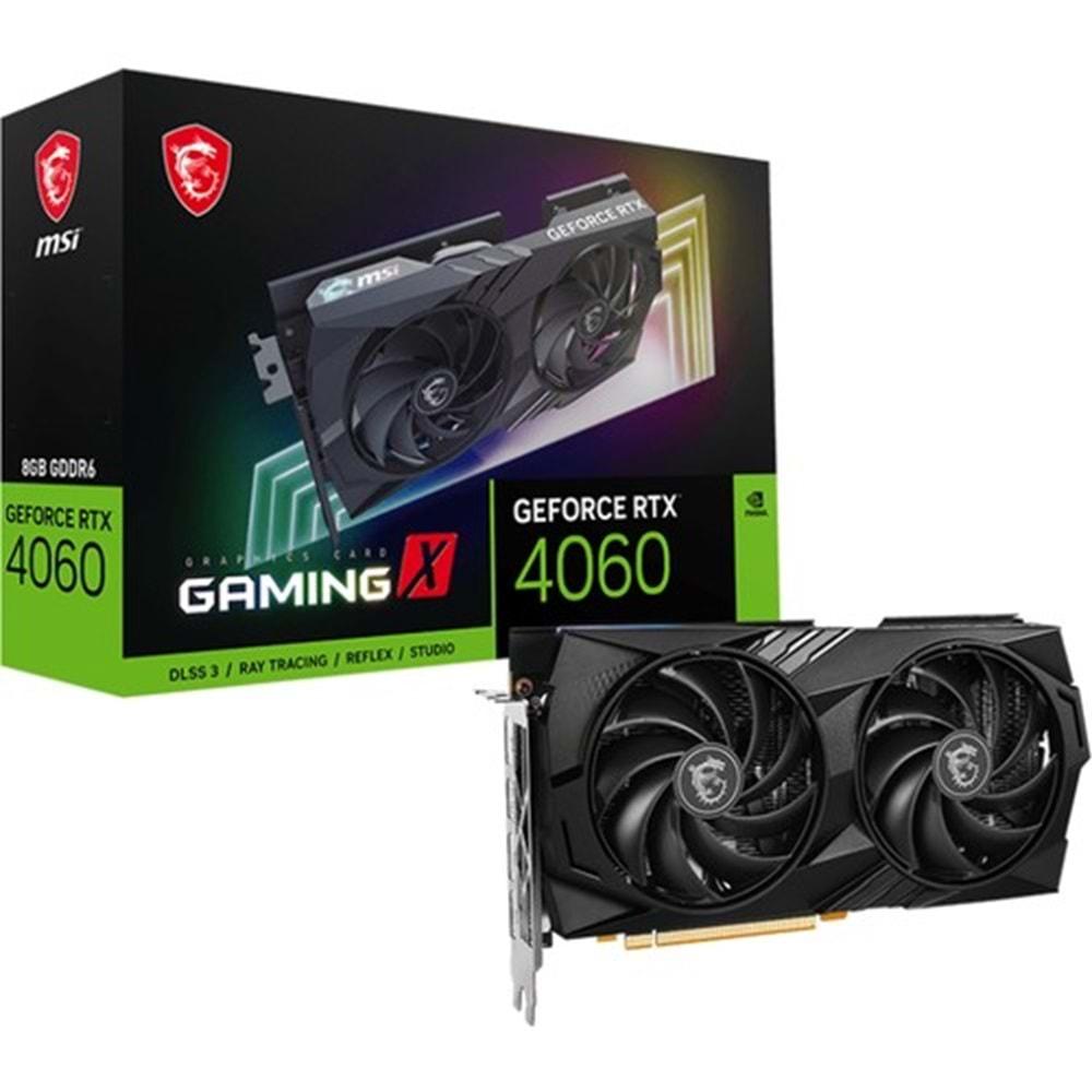 Msi Geforce RTX4060 Gaming X 8G 8GB GDDR6 128Bit 1XHDMI 3XDP Ekran Kartı