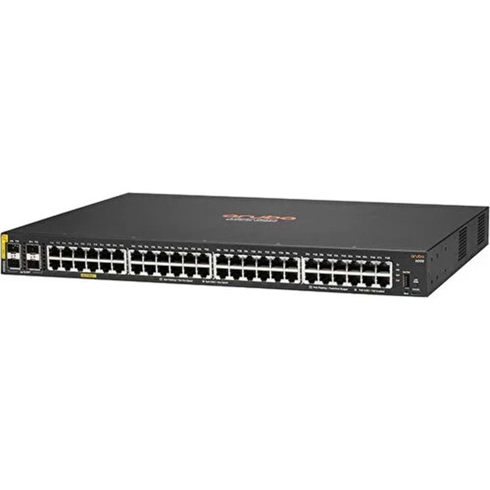 HPE R8N85A 6000-48G 48 Port Gigabit + 4X1GB SFP Yönetilebilir 370W Poe Rackmount Switch