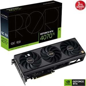 Asus Geforce PROART-RTX4070TI-O12G 12GB GDDR6X 192Bit 1XHDMI 3XDP Ekran Kartı