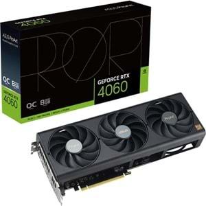 Asus Geforce PROART-RTX4060-O8G 8GB GDDR6 1XHDMI 3XDP Ekran Kartı