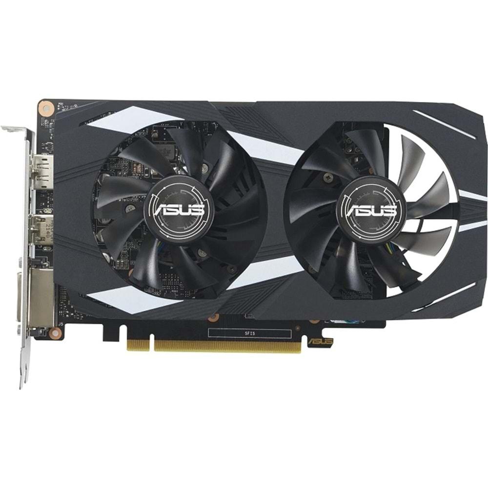 Asus Geforce DUAL-GTX1650-O4GD6-P-EVO 4GB GDDR6 128Bit 1XHDMI 1XDP 1XDVI Ekran Kartı