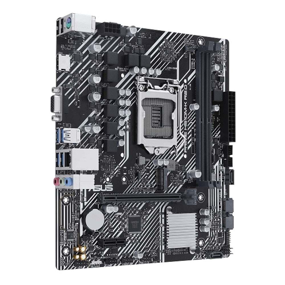 Asus PRIME H510M-K R2.0 H470 DDR4 M.2 USB3.2 HDMI/VGA PCI 5.0 1200p Anakart